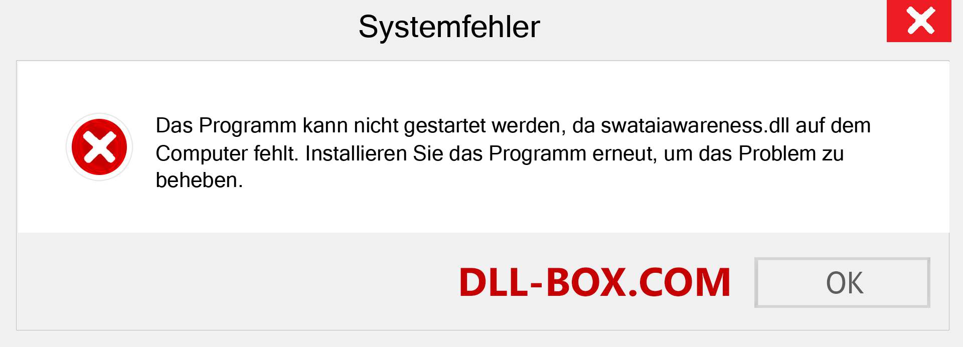 swataiawareness.dll-Datei fehlt?. Download für Windows 7, 8, 10 - Fix swataiawareness dll Missing Error unter Windows, Fotos, Bildern