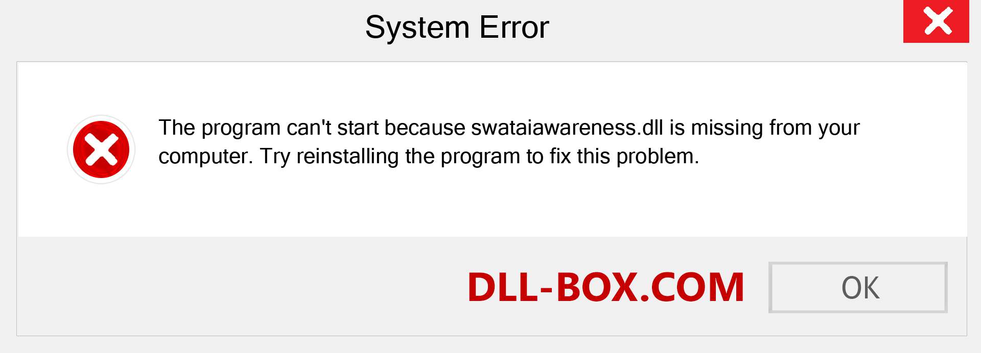  swataiawareness.dll file is missing?. Download for Windows 7, 8, 10 - Fix  swataiawareness dll Missing Error on Windows, photos, images